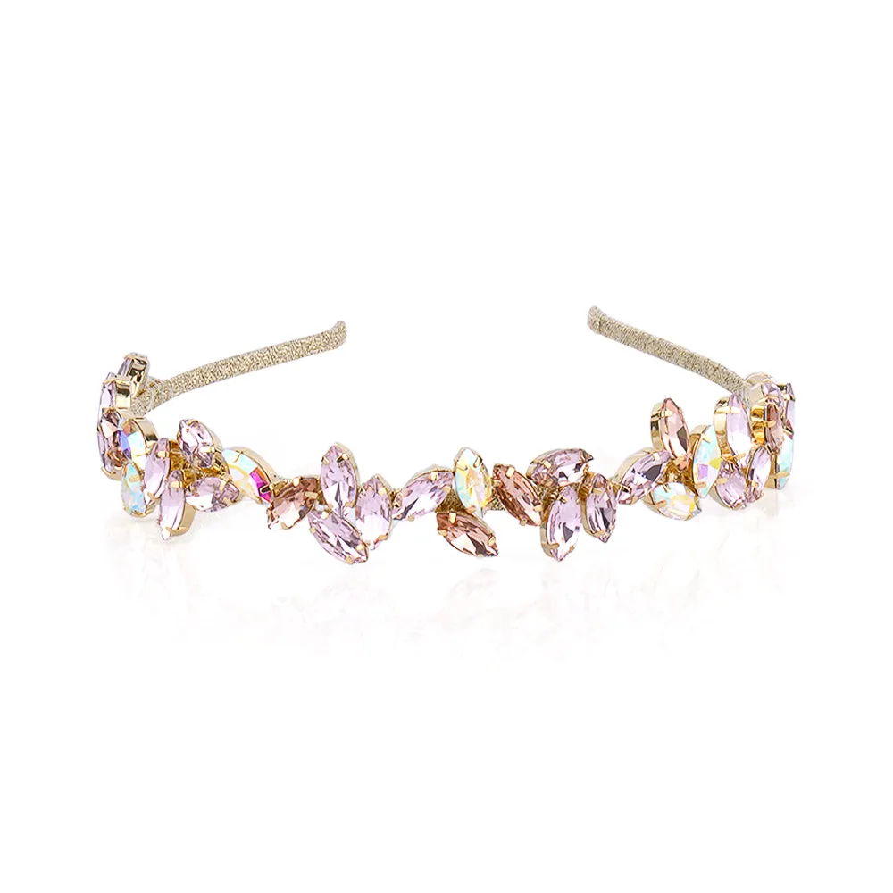 CRYSTAL LEAF HAIRBAND