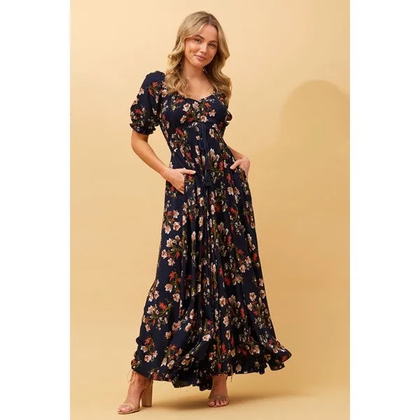 DAISY FLORAL MAXI DRESS