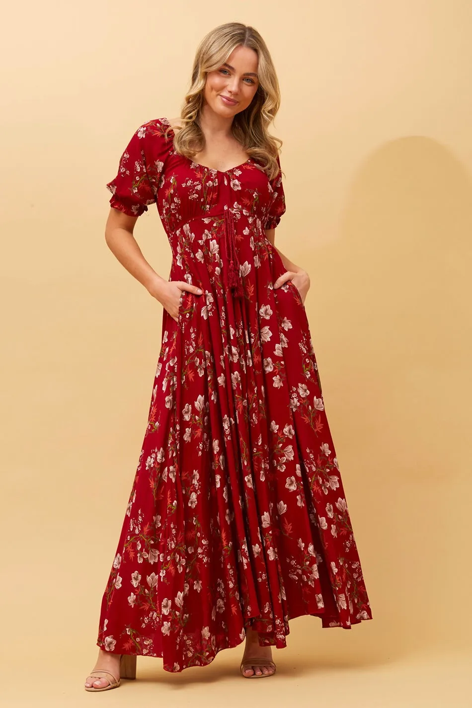 DAISY FLORAL MAXI DRESS