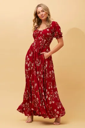 DAISY FLORAL MAXI DRESS