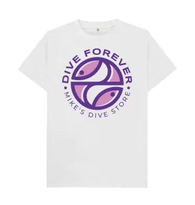 Dive Forever T-Shirt Pink Outline