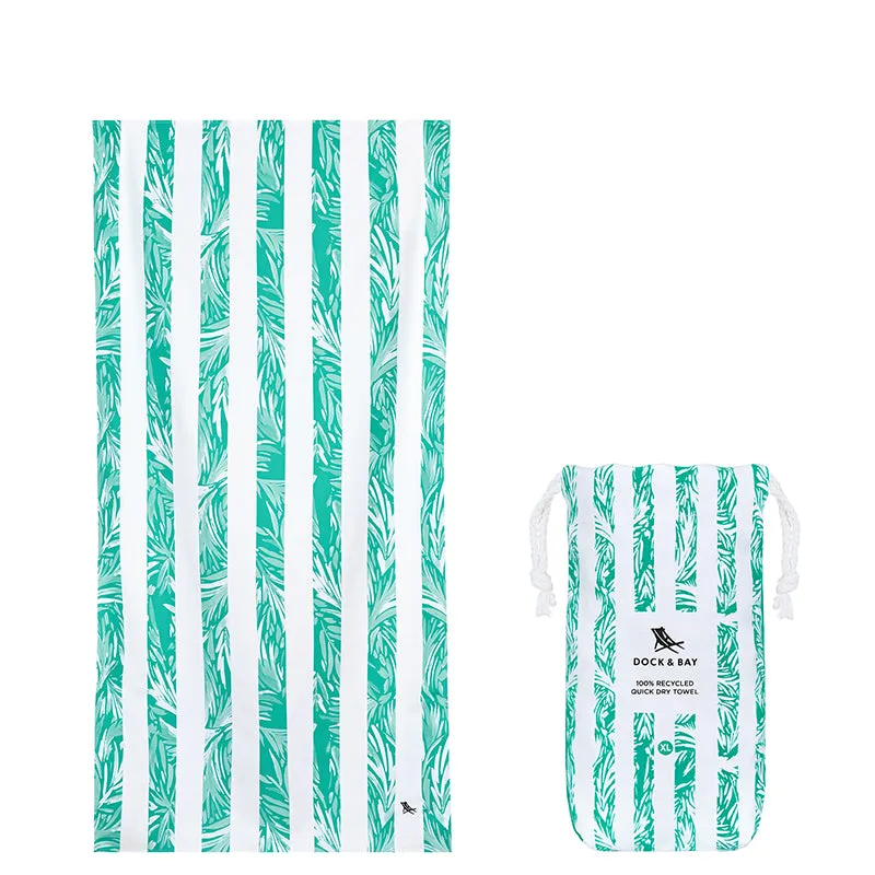 DOCK & BAY | Extra Large Palm Paradise Beach Towel