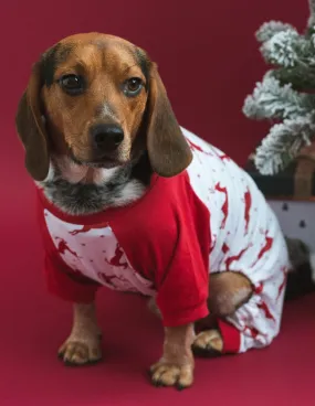 Dog Cotton Reindeer Pajamas