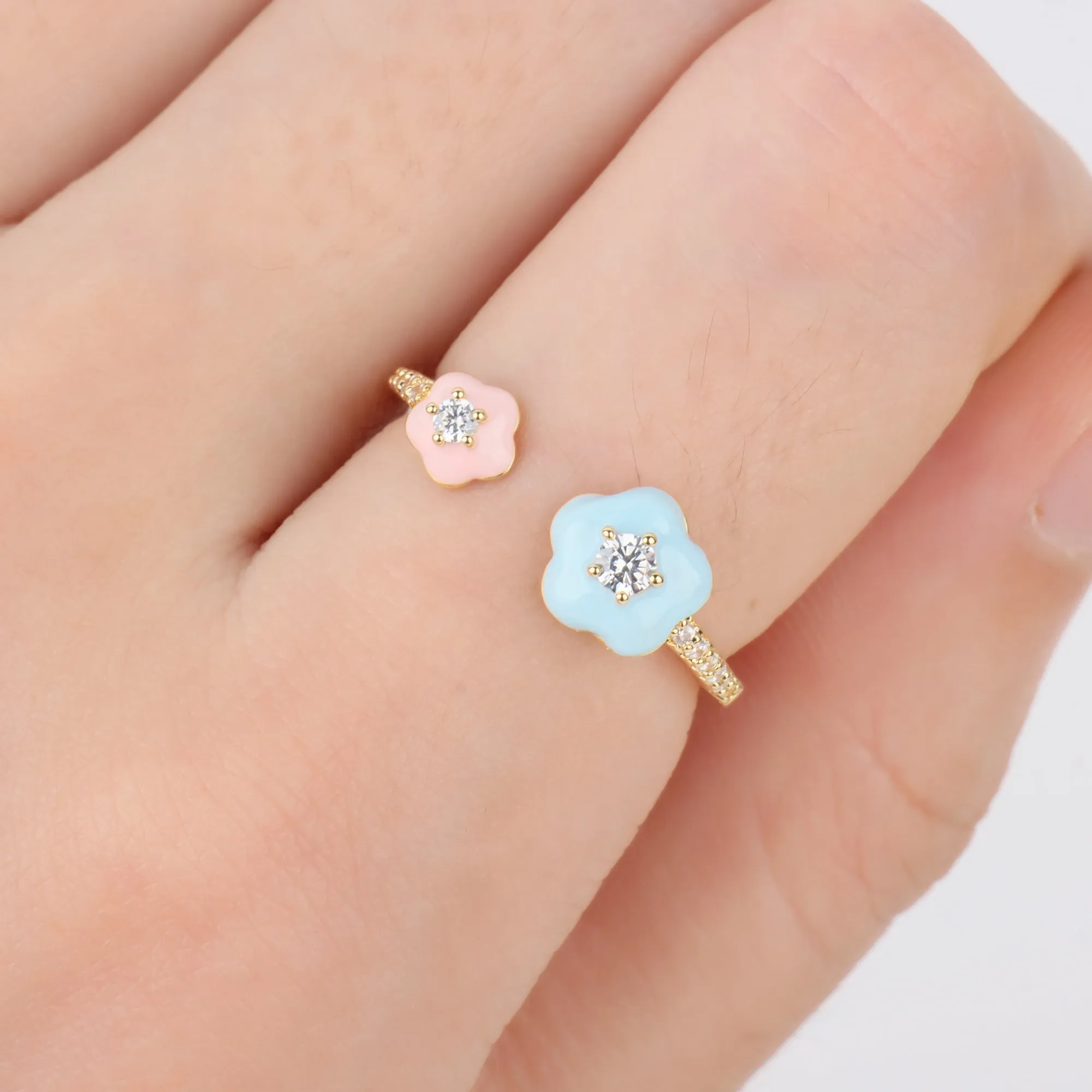 Double Flower Ring