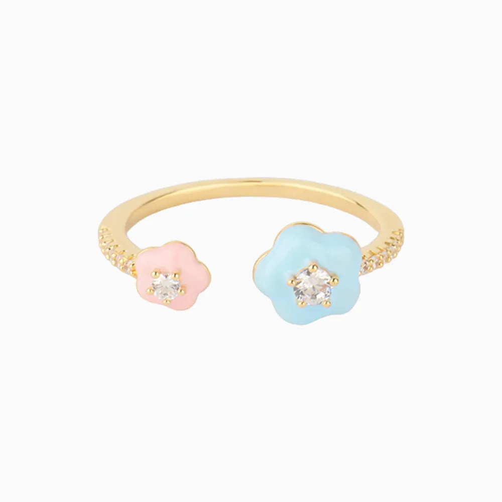 Double Flower Ring