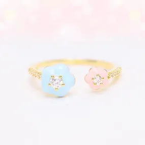 Double Flower Ring