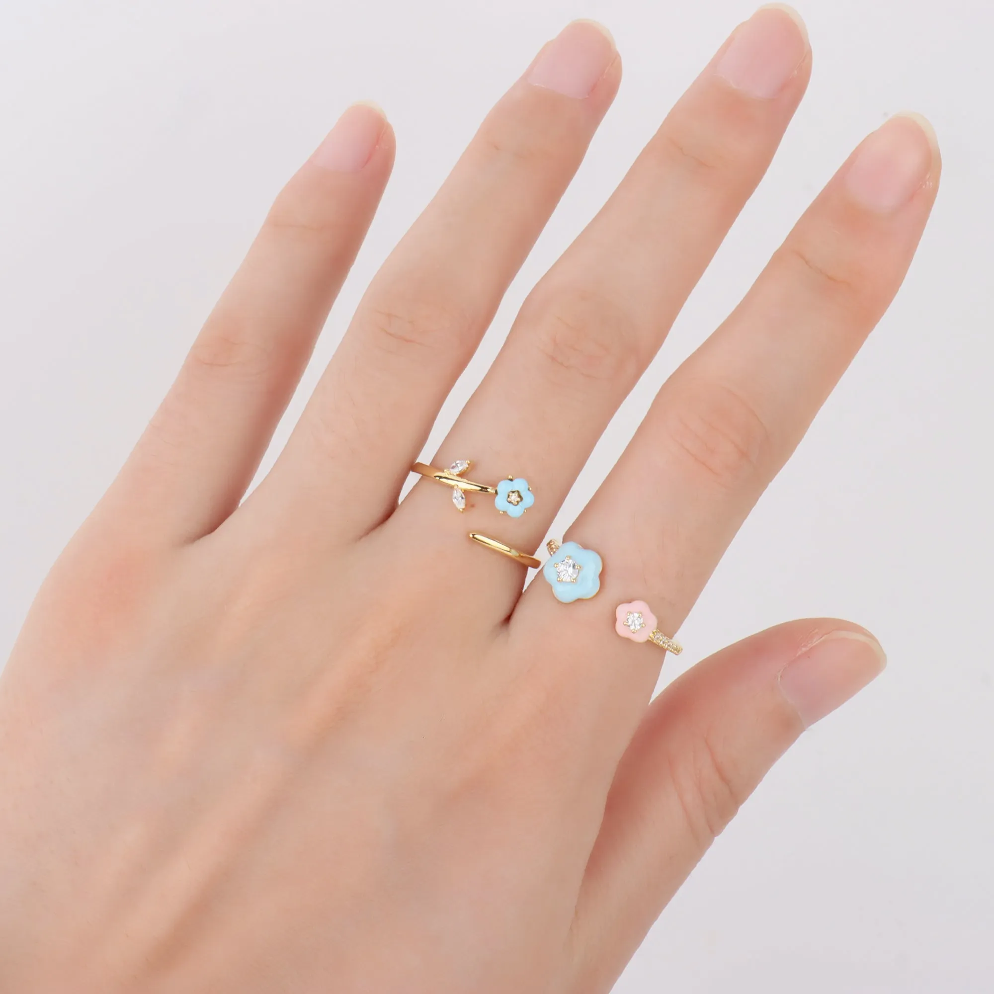 Double Flower Ring