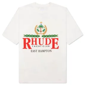 East Hampton Crest Tee - Vintage White