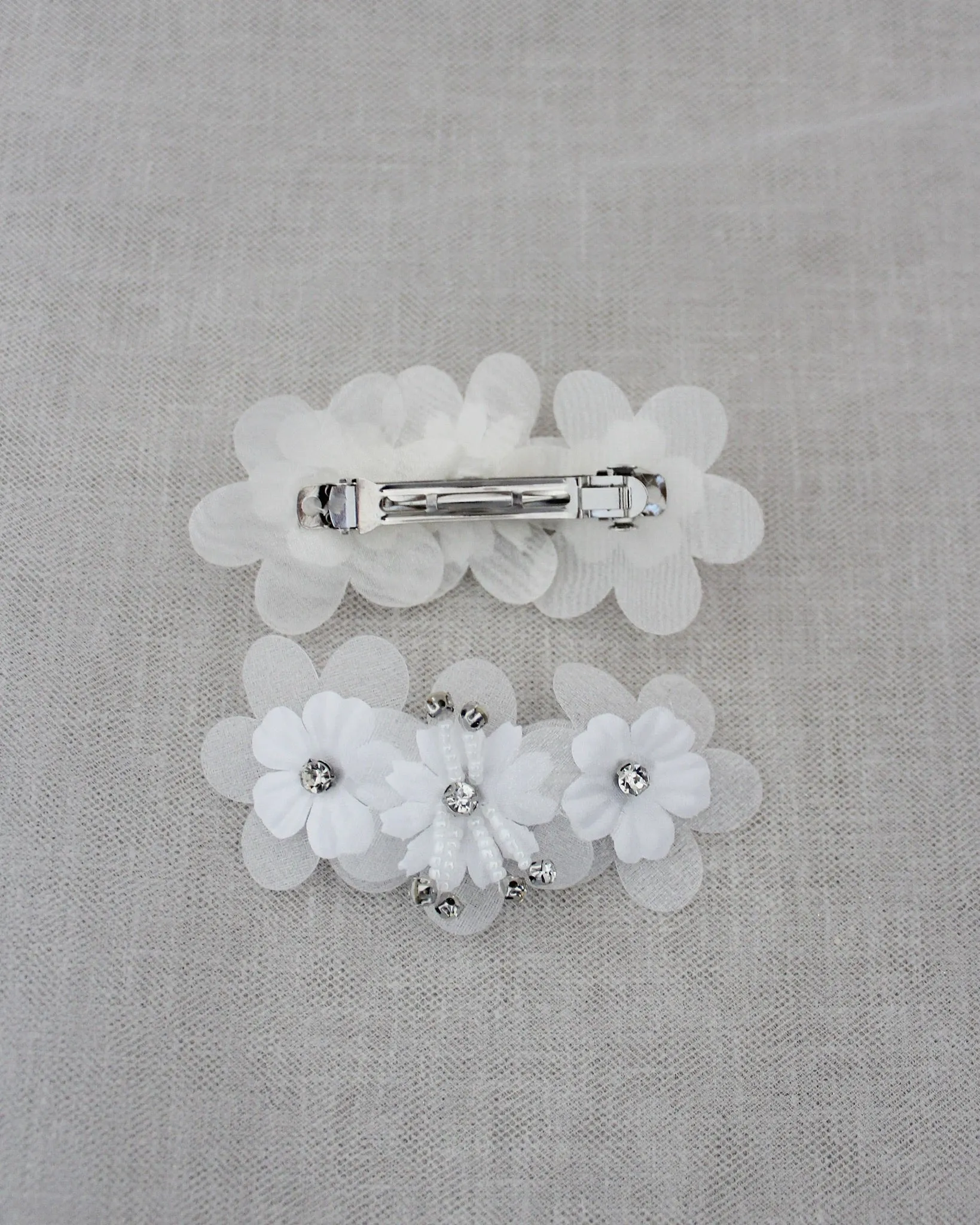 Embellished Flower Barette