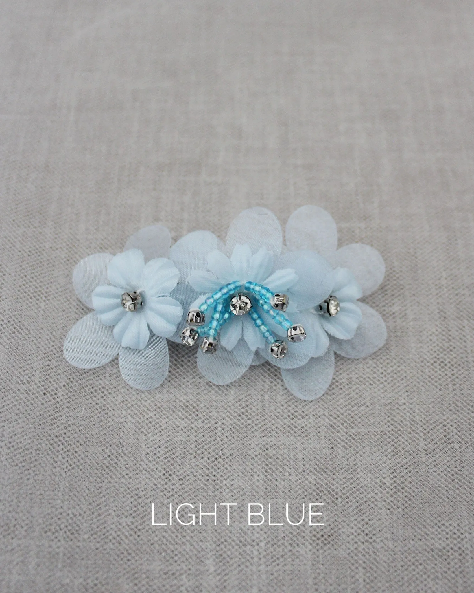 Embellished Flower Barette