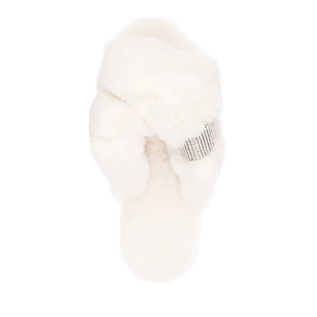 EMU Mayberry Crystal Natural Sheepskin Slippers