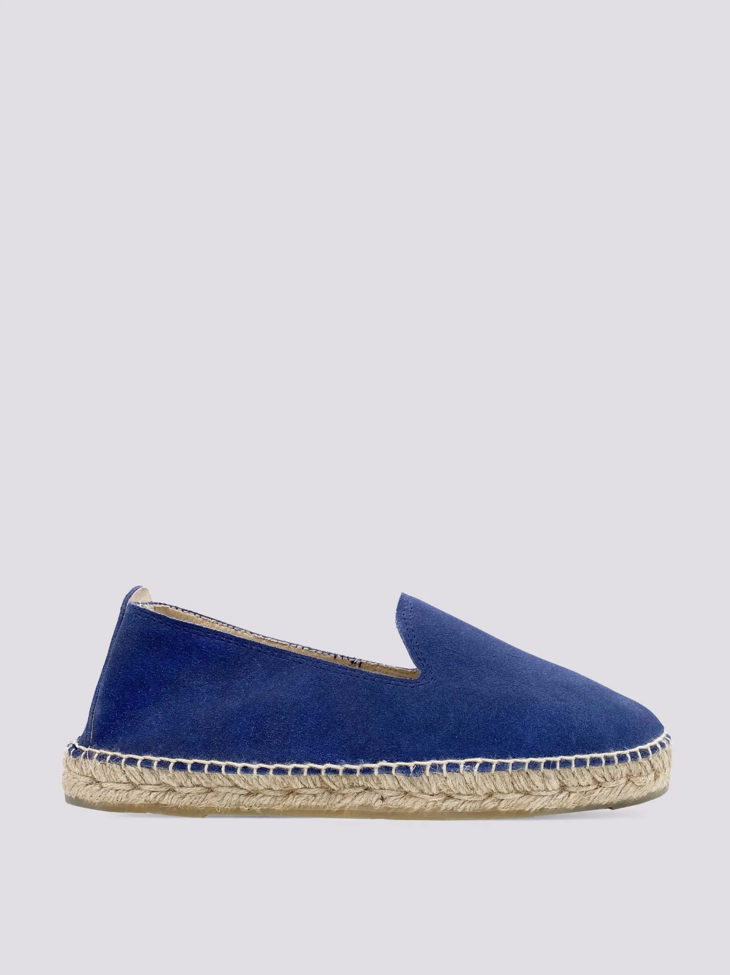 Espadrillas Hampton in camoscio bluette