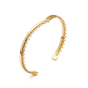 Etrusca Simple Wave Bangle