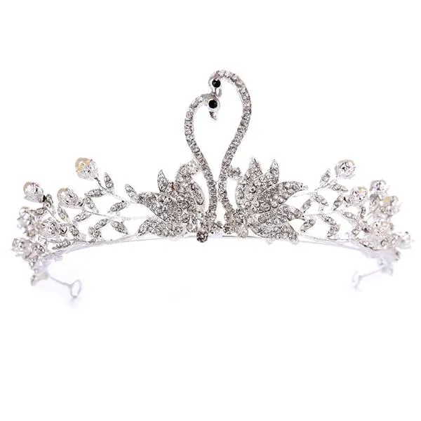 European Silver Crystal Tiaras and Crowns for Wedding or Prom