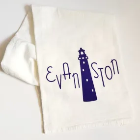 Evanston Lighthouse Tea Towel