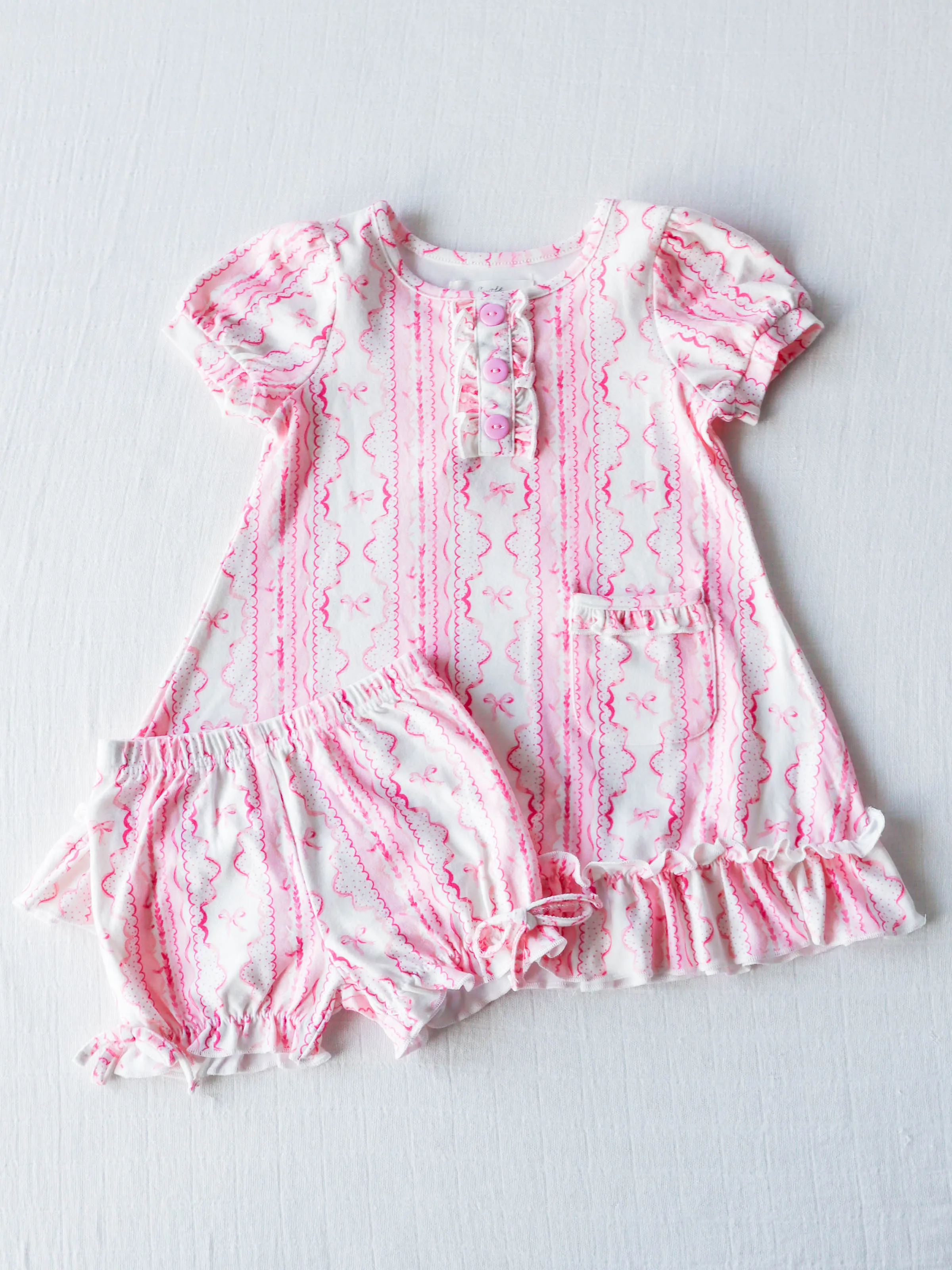 Everyday Play Dress - Pink Lace