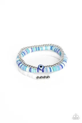 EYE Have A Dream Blue Bracelet - Paparazzi Accessories