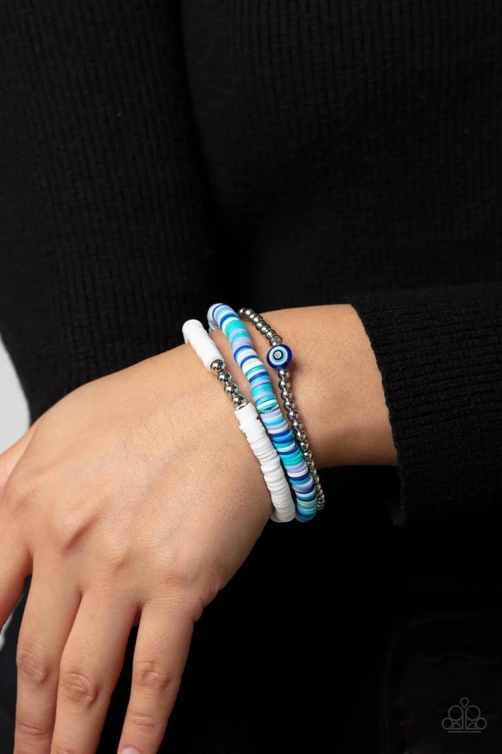 EYE Have A Dream Blue Bracelet - Paparazzi Accessories