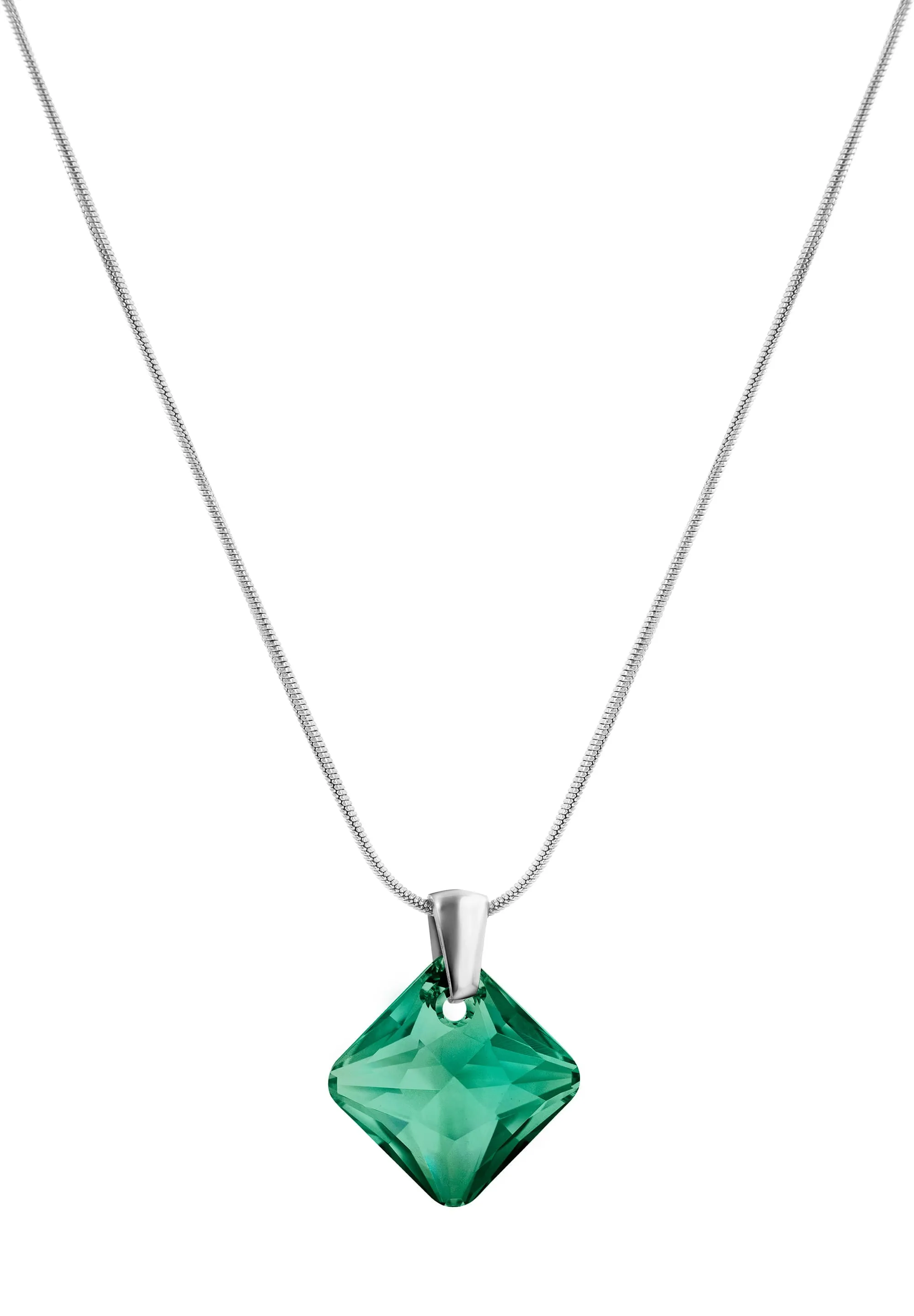 Facet Princess Pendant Necklace JS.0030