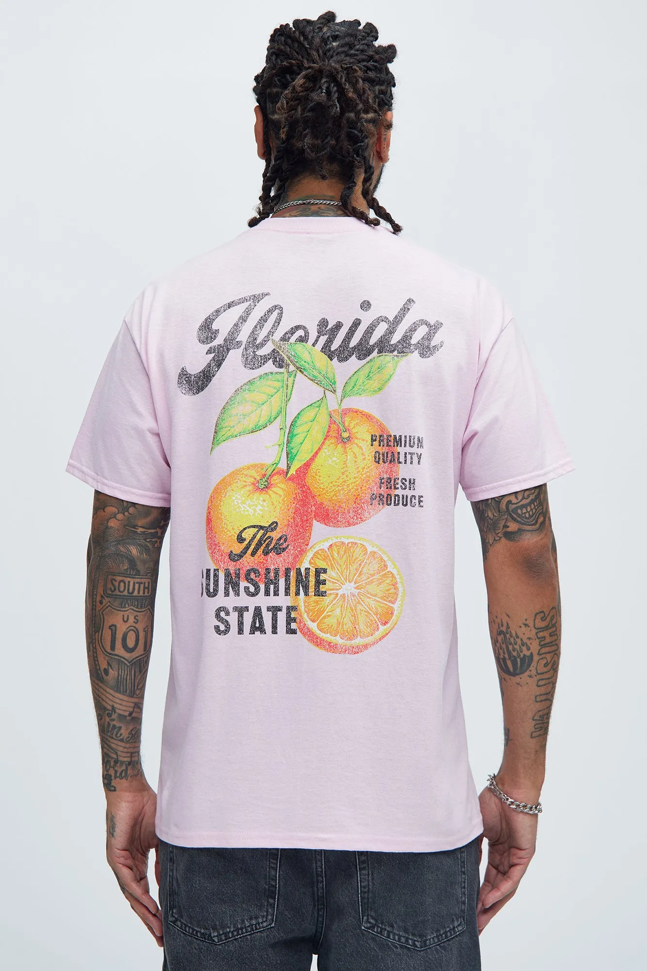 Florida The Sunshine State Short Sleeve Tee - Pink