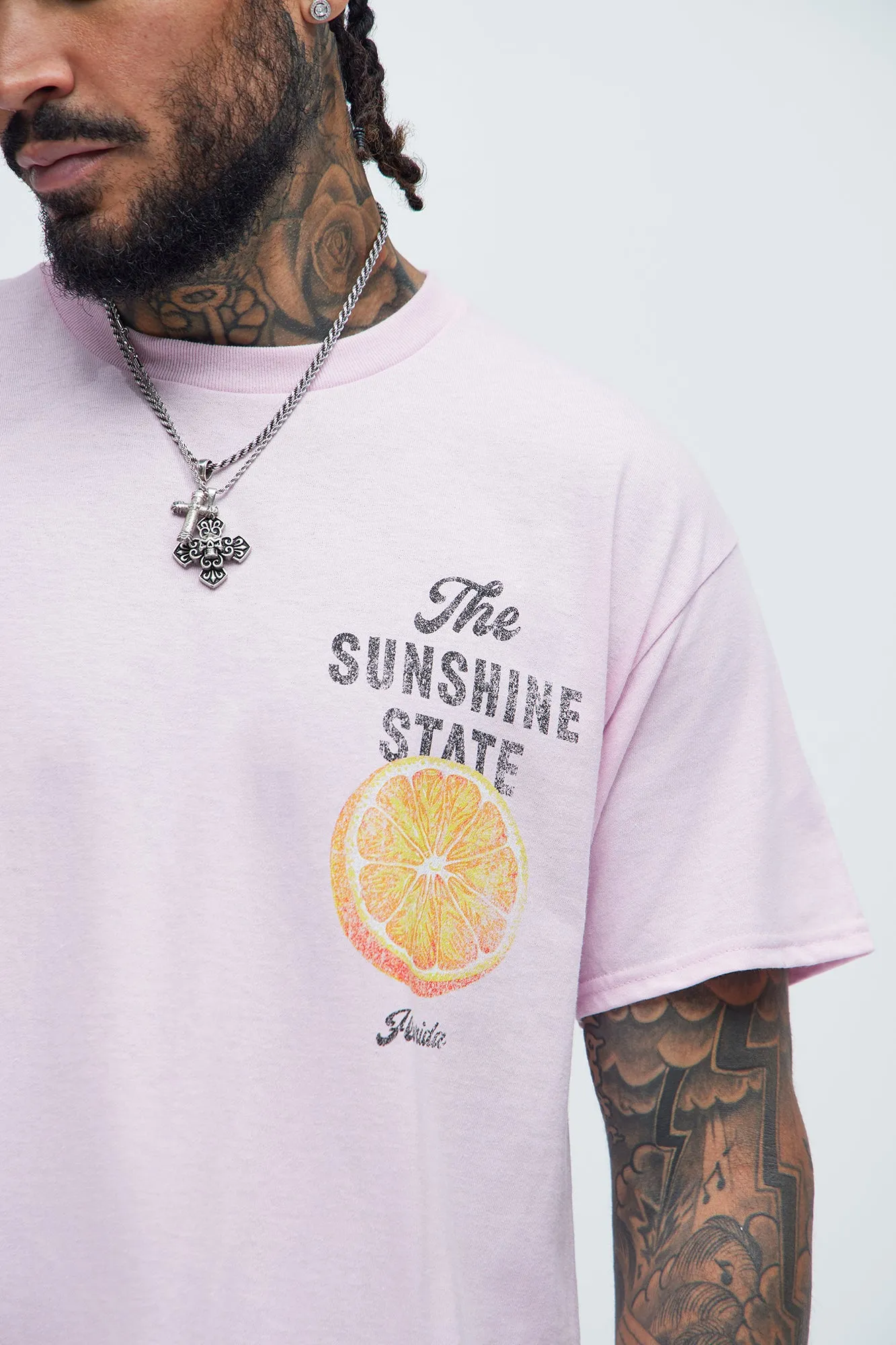 Florida The Sunshine State Short Sleeve Tee - Pink