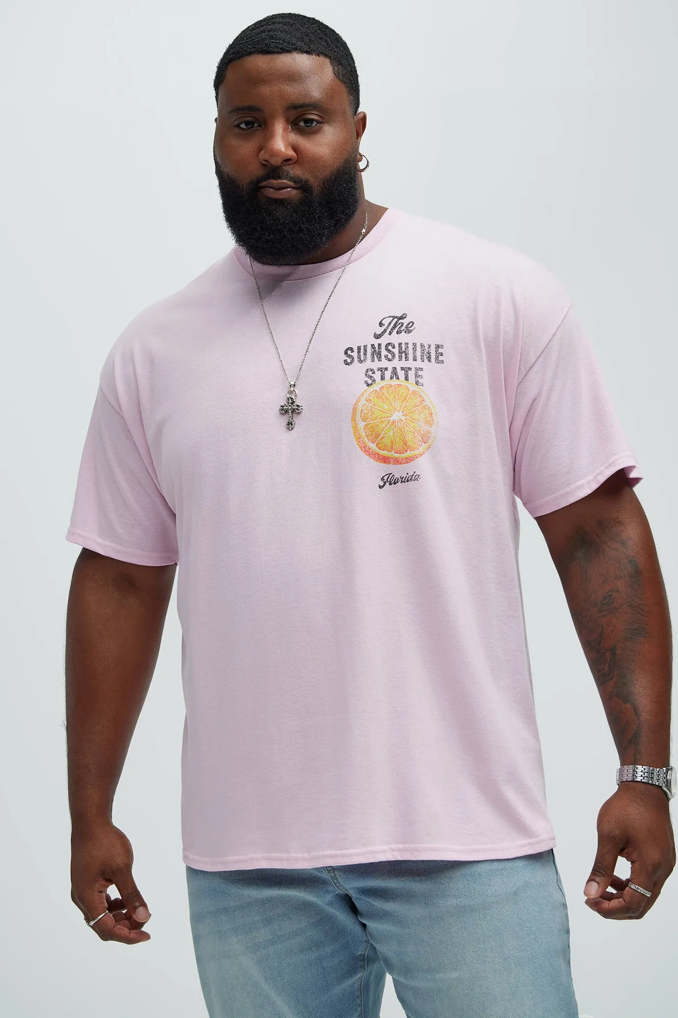 Florida The Sunshine State Short Sleeve Tee - Pink