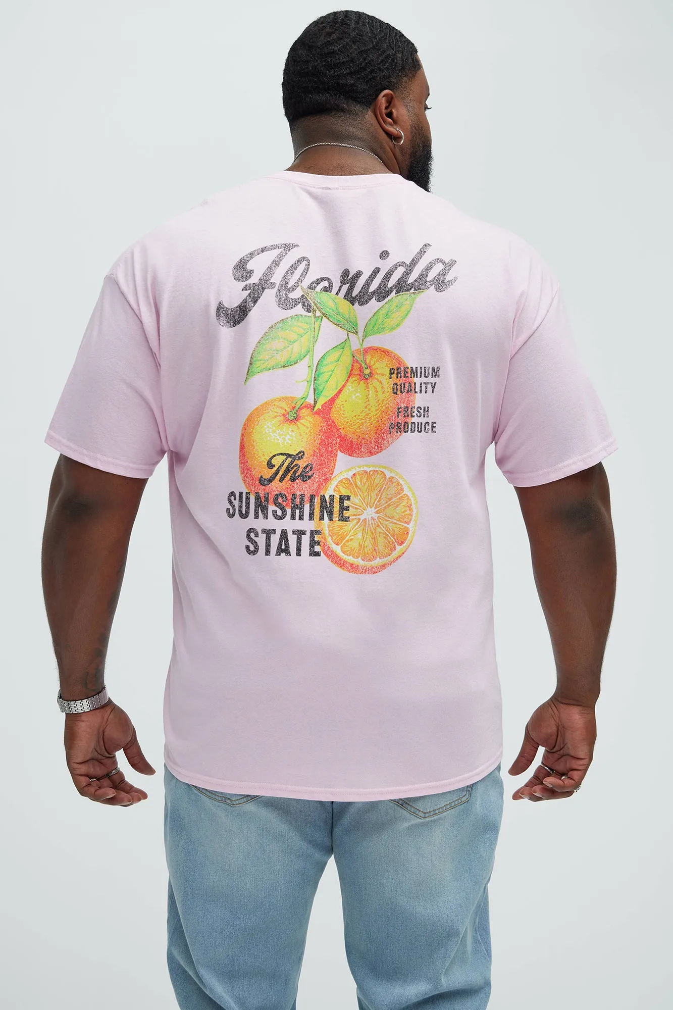 Florida The Sunshine State Short Sleeve Tee - Pink