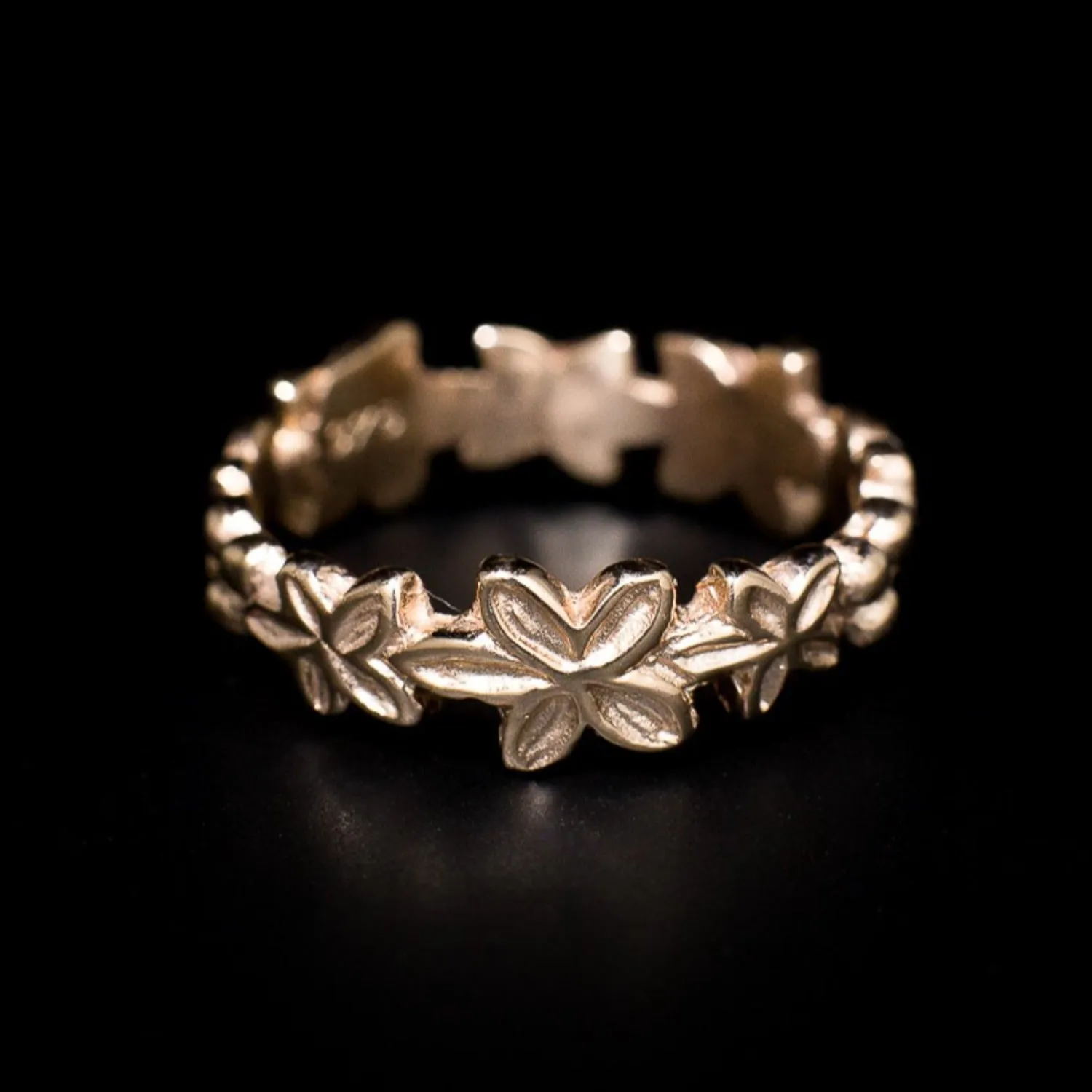 Frangipani Ring Gold