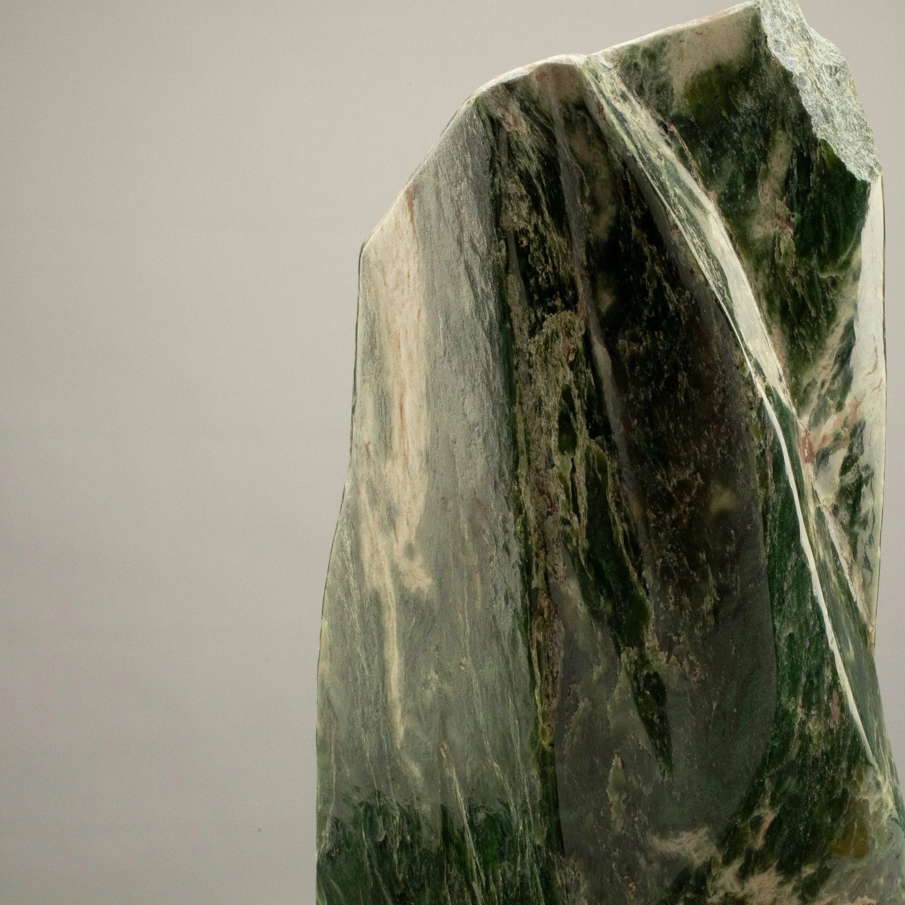 Freeform Nephrite Jade Tower from Afghanistan - 22 / 37 lbs