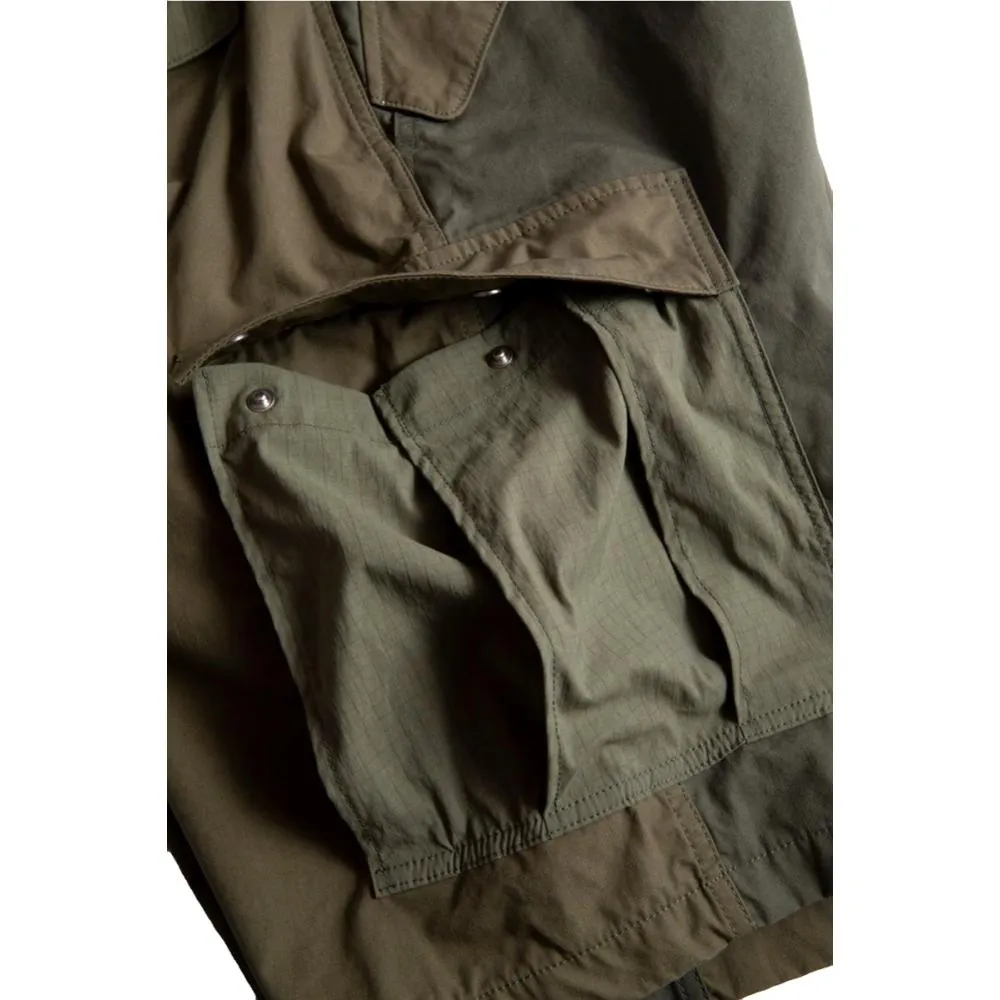 FUNDAMENTAL CORDURA CARGO SHORT PANTS-KHAKI