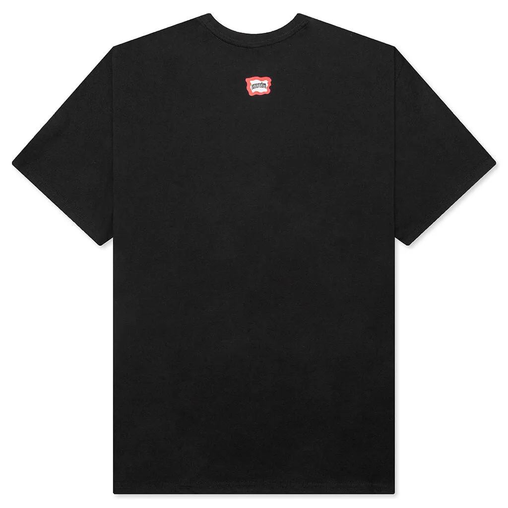 Fur Coat S/S Tee - Black