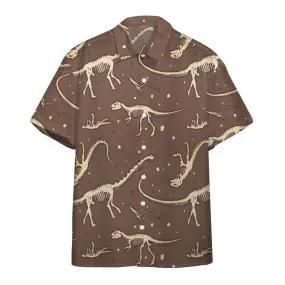 Gearhuman 3D Dinosaurs Fossil Hawaii Shirt