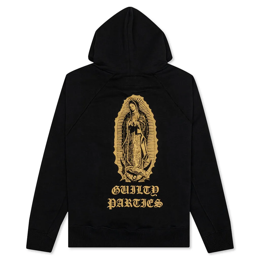 Heavy Weight Pullover Hoodie Type-2 - Black