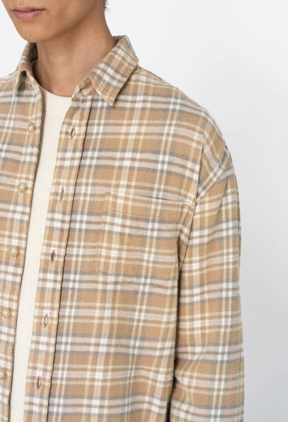 Hemi Oversized Shirt / Aspen Check