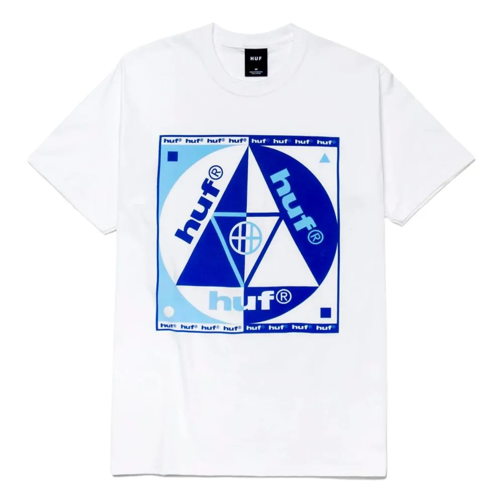 HUF BLUE CODE S/S TEE-WHITE