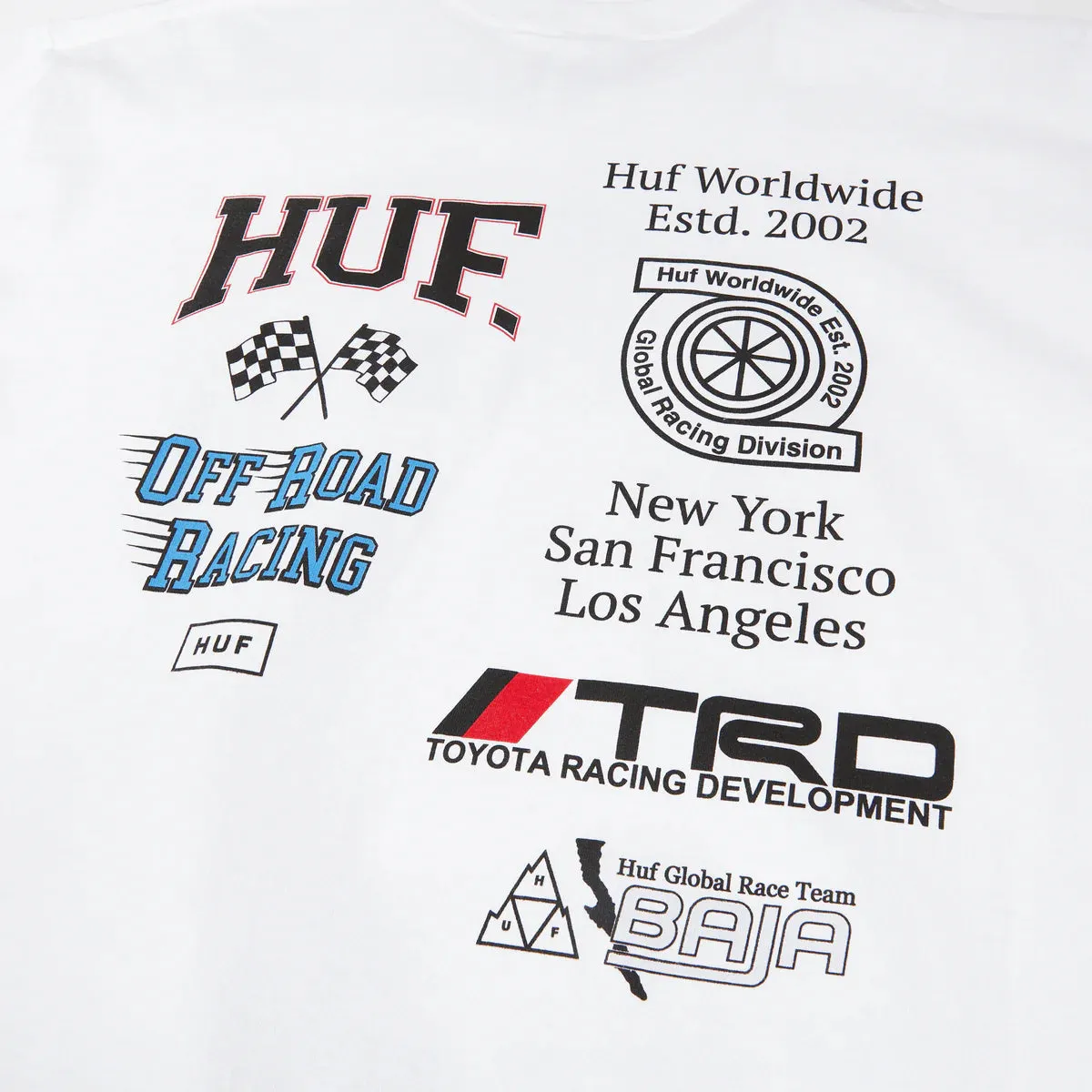 Huf Toyota Racing SS Tee (White)