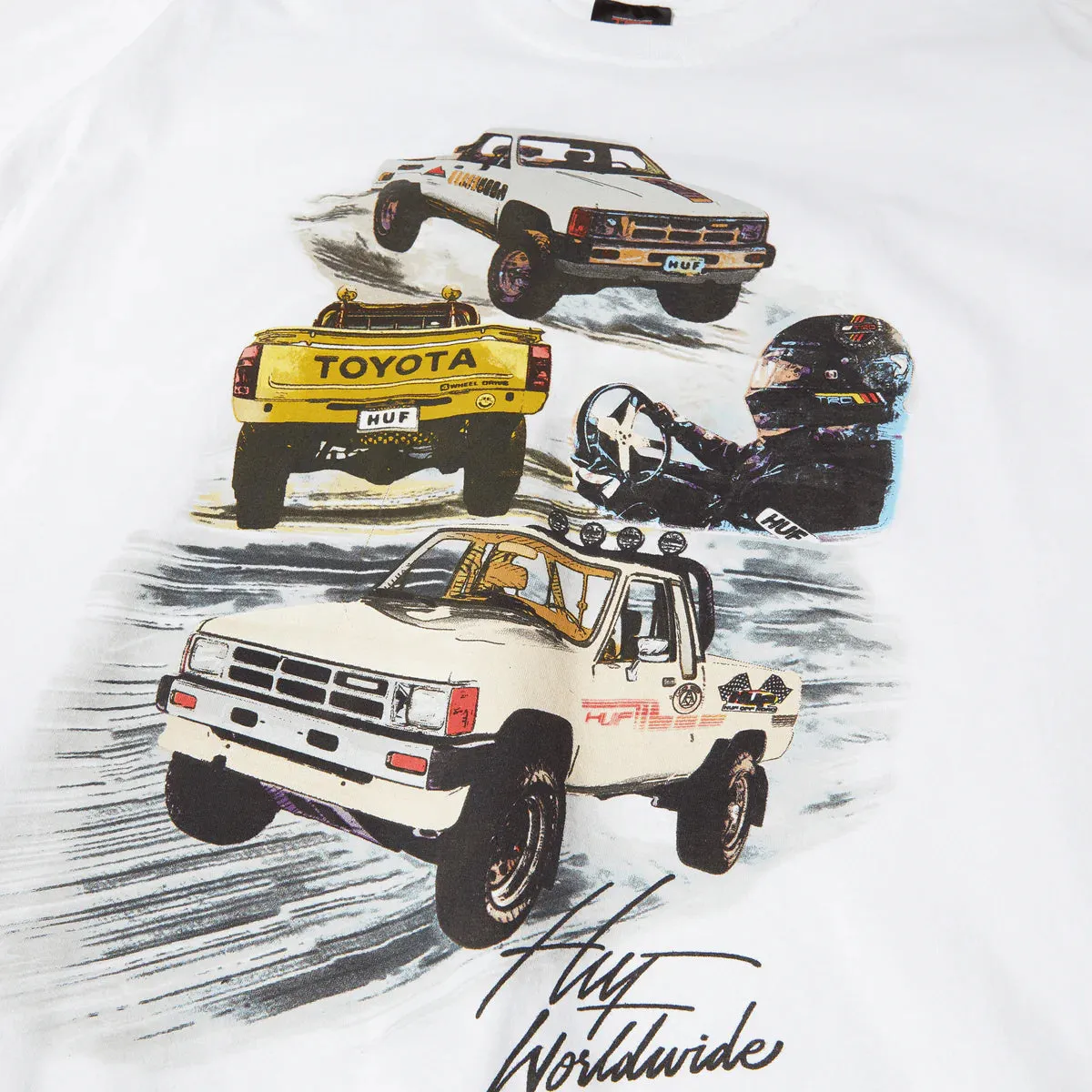 Huf Toyota Racing SS Tee (White)