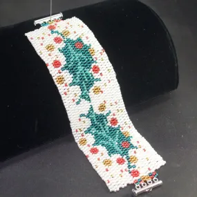 Ianira Christmas Seed Bead Bracelet