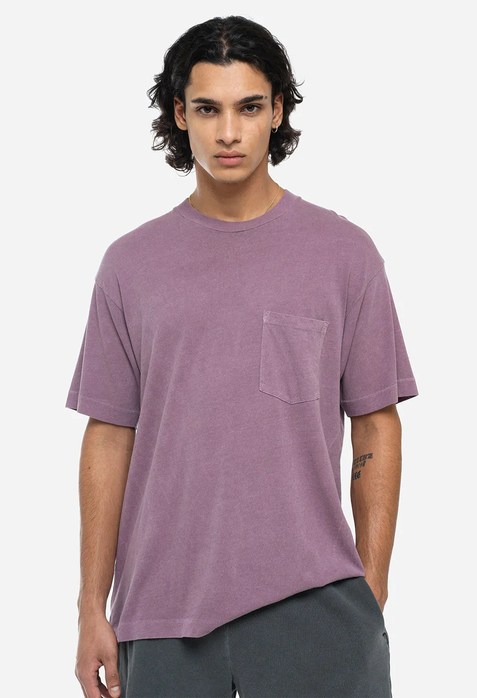 Interval Tee / Washed Bordeaux