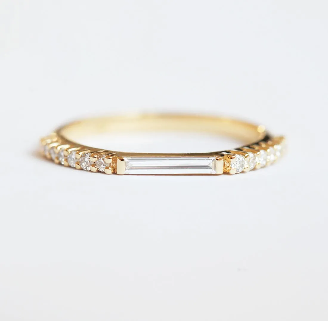 Inya Baguette Ring