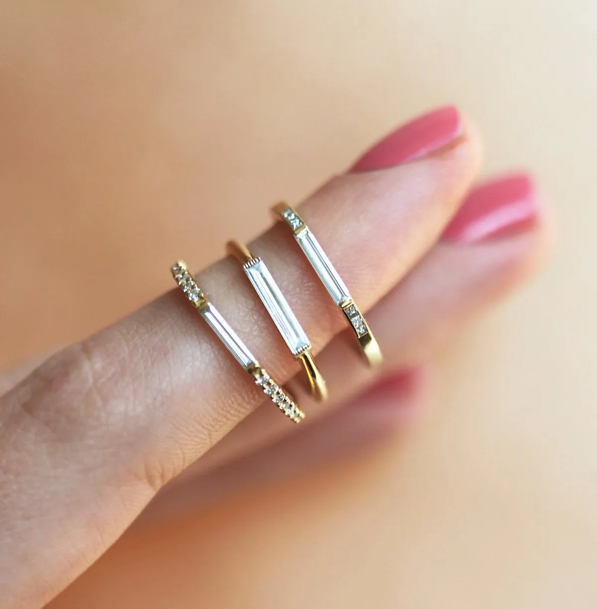 Inya Baguette Ring