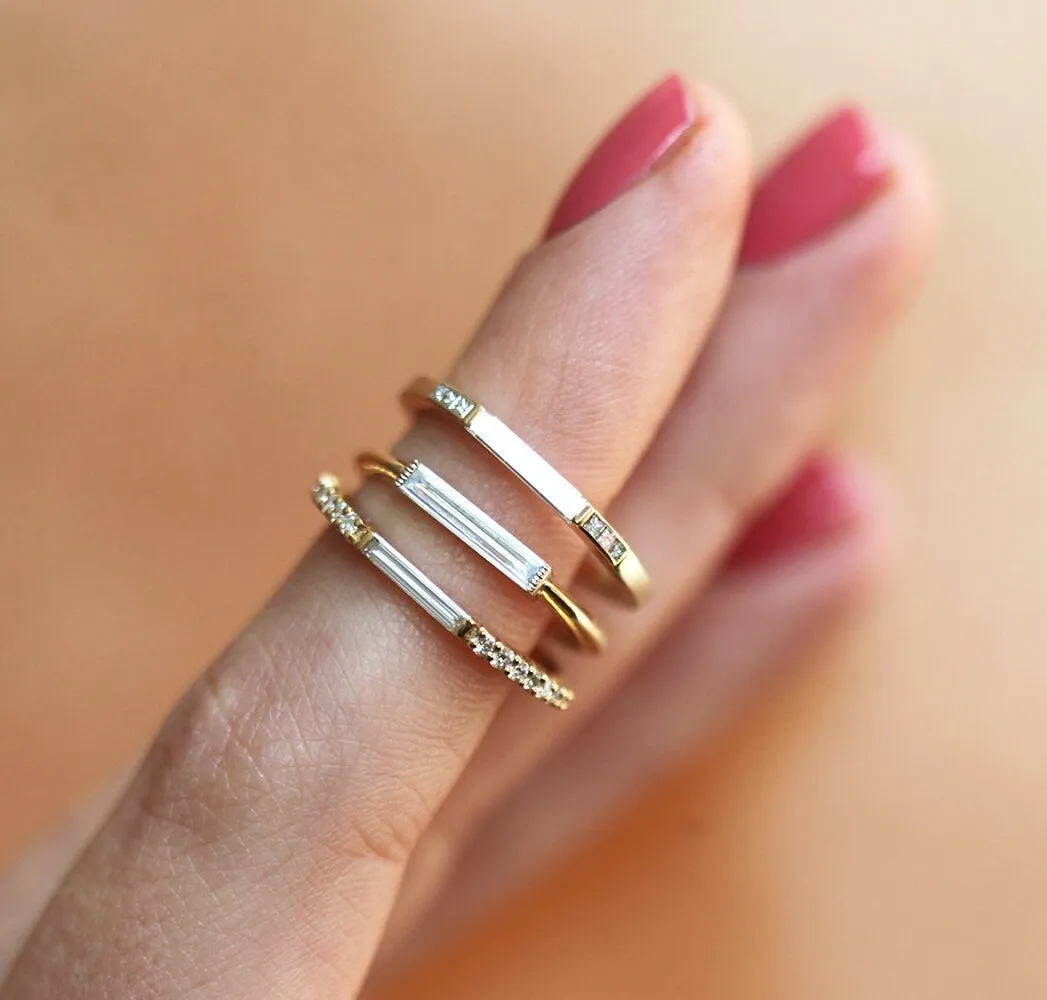 Inya Baguette Ring