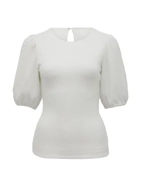 Jolanta Textured Puff Sleeve Top