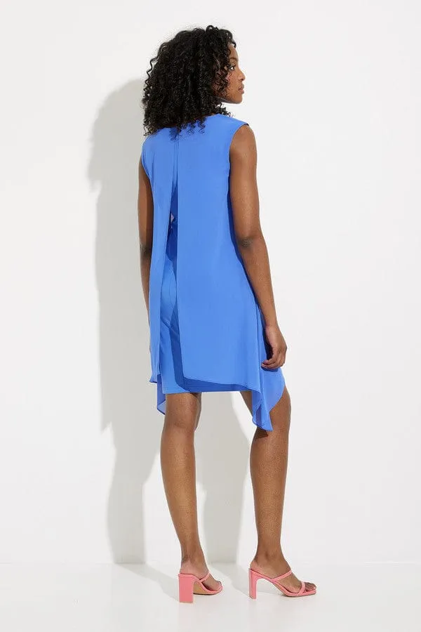 Joseph Ribkoff Blue Iris Sleeveless Dress - 232237