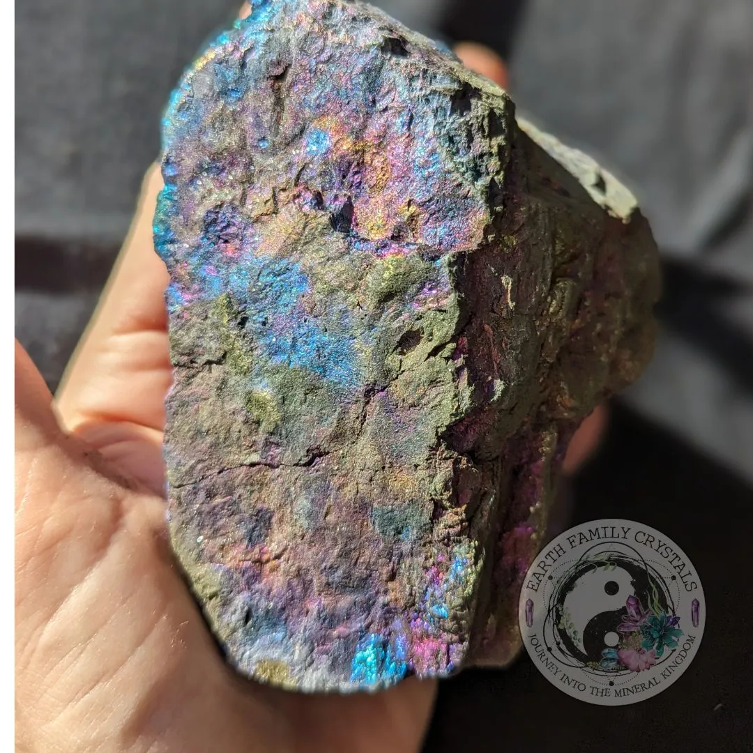 Jumbo Rainbow Chalcopyrite~ Stunning Color Rays Vibrancy