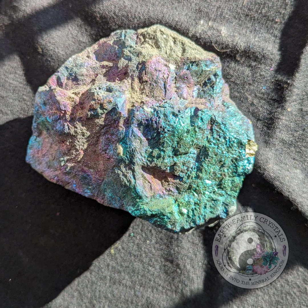 Jumbo Rainbow Chalcopyrite~ Stunning Color Rays Vibrancy