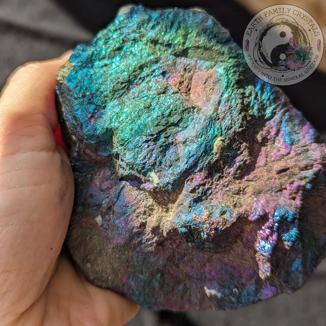 Jumbo Rainbow Chalcopyrite~ Stunning Color Rays Vibrancy