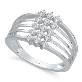 Kallati Eternal Diamond Ring in 14K White Gold