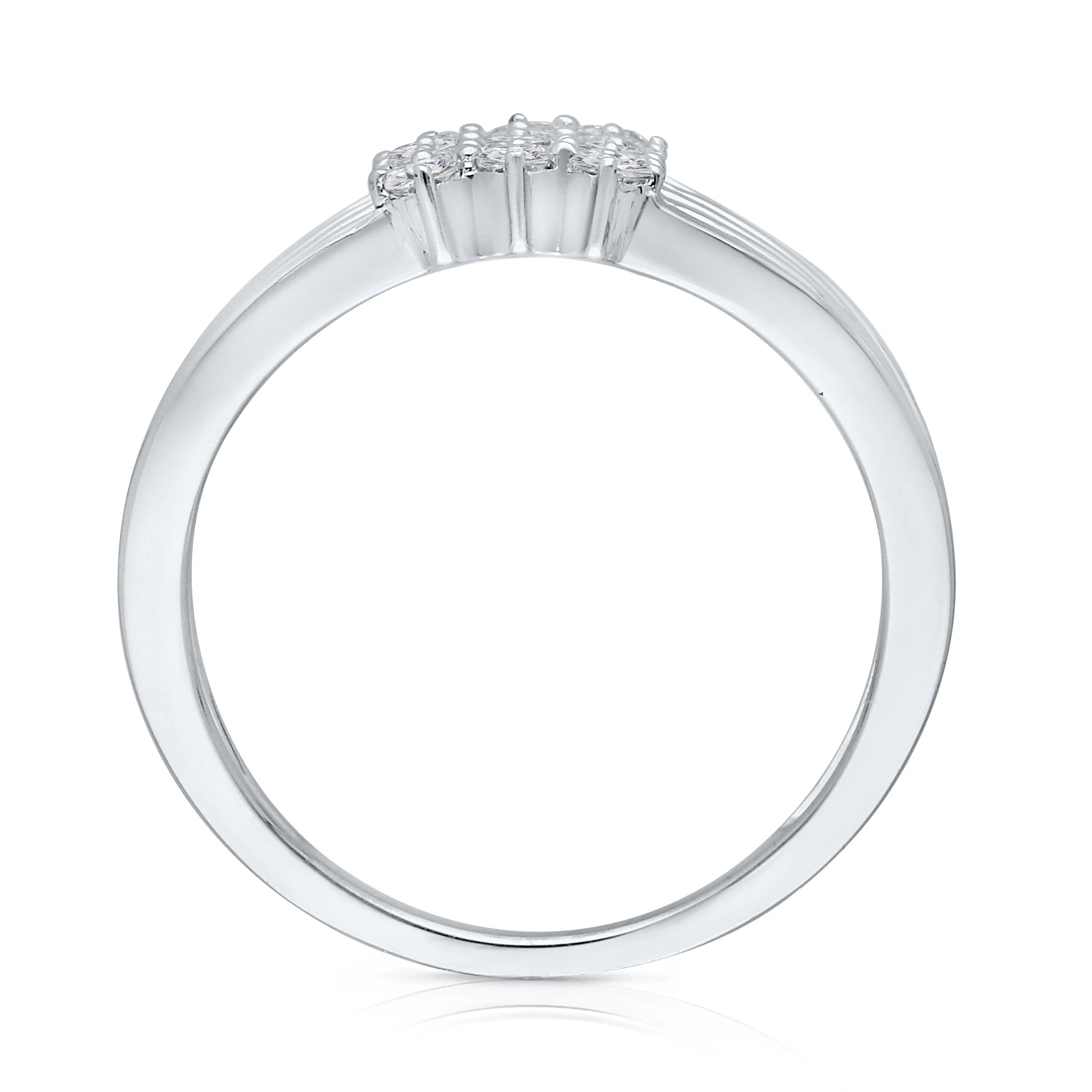 Kallati Eternal Diamond Ring in 14K White Gold