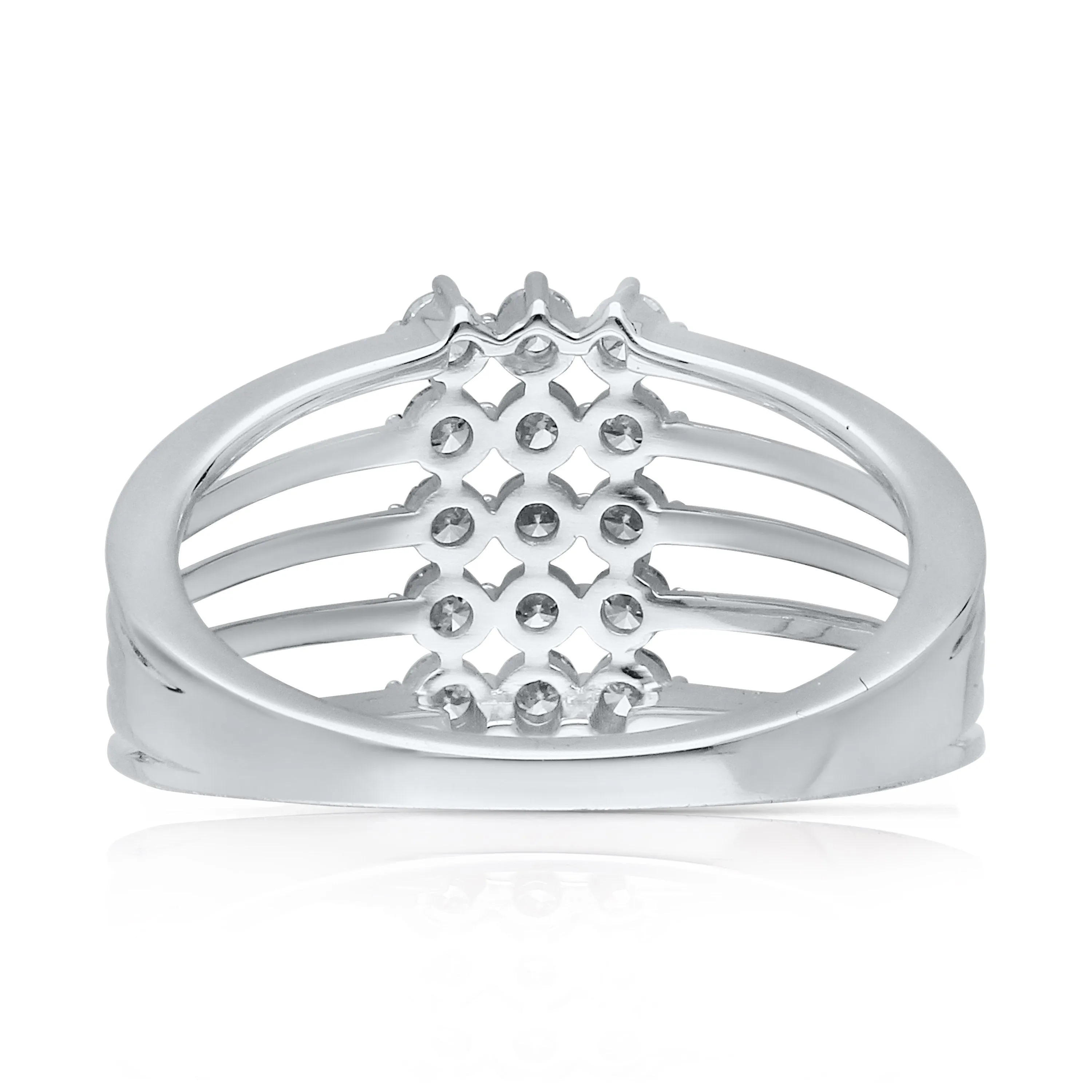 Kallati Eternal Diamond Ring in 14K White Gold